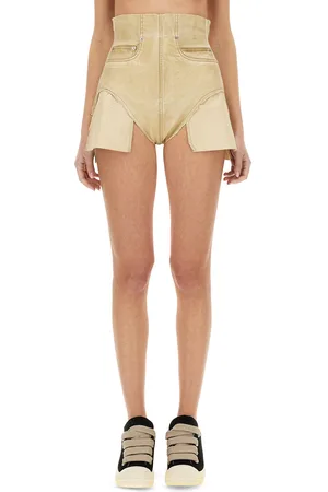 Rick Owens Shorts "dirt cutoffs parchment"