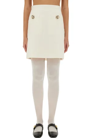 VALENTINO Gonna solid crepe couture
