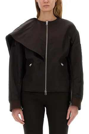 Courrèges Bomber con collo a fiocco
