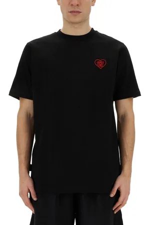 Family First T-shirt con ricamo cuore