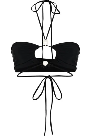 MAGDA BUTRYM Top bikini con perle