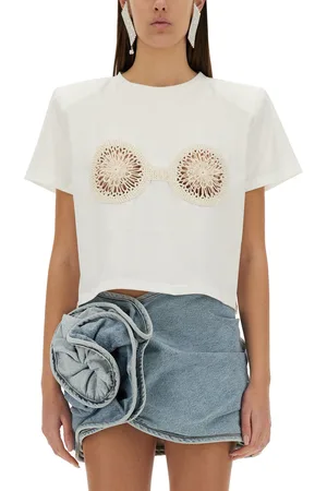 MAGDA BUTRYM T-shirt con crochet bra