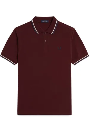 Fred Perry Polo in piqué di cotone con doppia riga