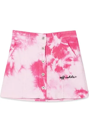 OFF-WHITE Velvet tie dye skirt