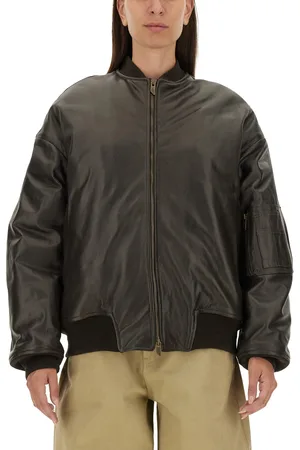 SALVATORE SANTORO Bomber in pelle