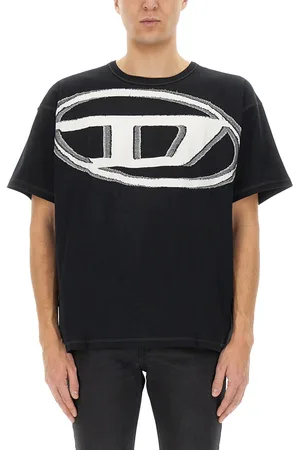 Diesel T-shirt con maxi oval d