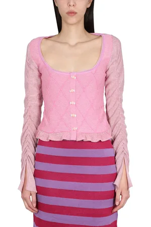 CORMIO Cardigan con manica arricciata