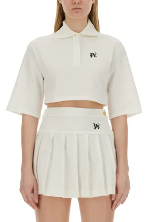 Palm Angels Polo monogram cropped
