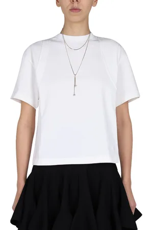 Alexander McQueen T-shirt in jersey di cotone