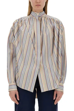 Etro Blusa con motivo riga