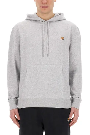 Maison Kitsuné Felpa con patch fox
