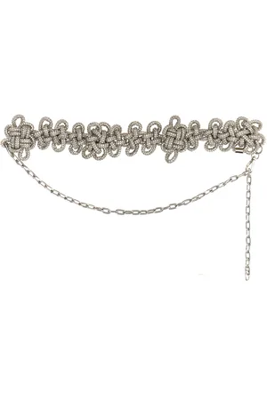 KARA Cintura crystal knot