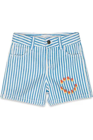 Bobo Choses Circle stripes woven shorts