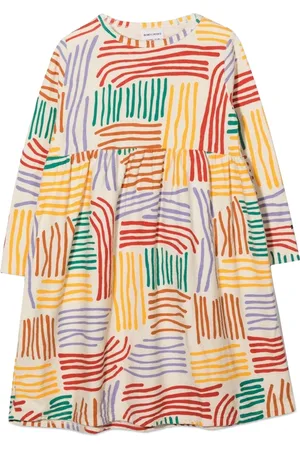 Bobo Choses Crazy lines allover dress