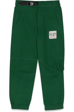 Nº21 Pantalone con patch logo