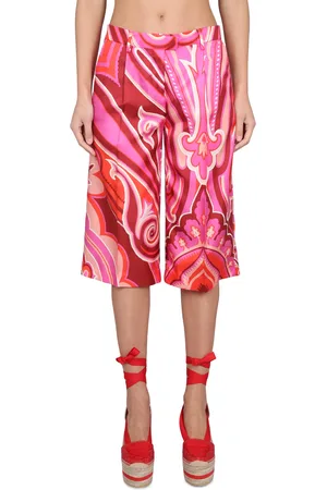 Etro Bermuda in seta e cotone