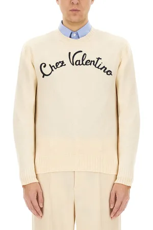 VALENTINO Maglione con ricamo "chez "