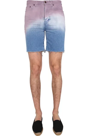 Saint Laurent Bermuda stampa degradee