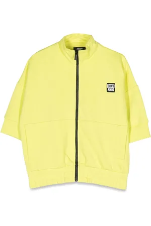 DKNY Cardigan maniche corte con zip