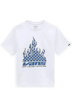 Vans Reflective checkerboard flame t-shirt