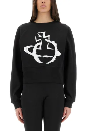 Vivienne Westwood Felpa cropped "stencil orb"