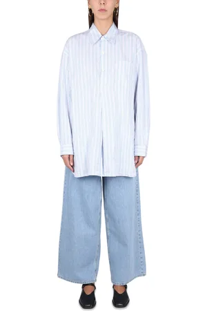 OUR LEGACY Camicia con motivo riga