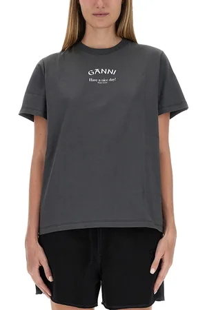 Ganni T-shirt con logo