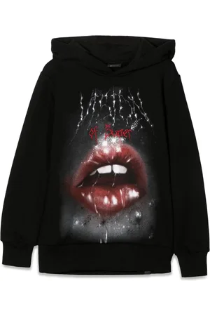 Vision Of Super Hoodie rock mouth print