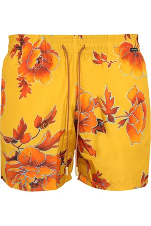 Etro Costume boxer con maxi stampa floreale