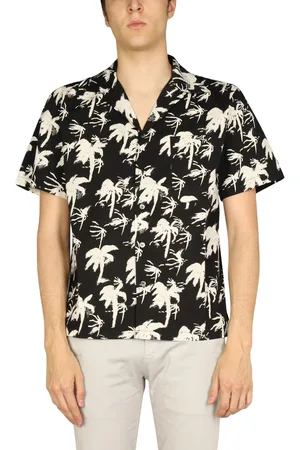 DEPARTMENT FIVE Camicia hawaiana con stampa logo