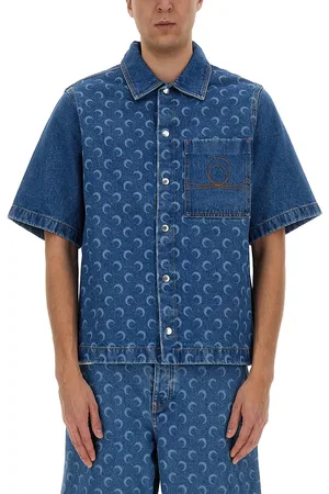 Marine Serre Camicia workwear in
