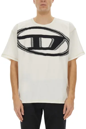 Diesel T-shirt con maxi oval d