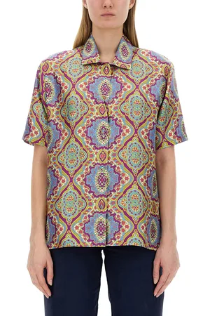 Etro Camicia in seta stampata