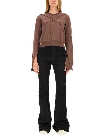 Rick Owens Felpa cropped