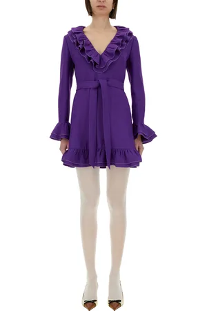 VALENTINO Abito corto in crepe couture