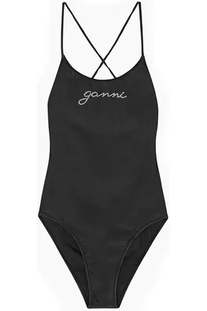 Ganni Costume intero con logo