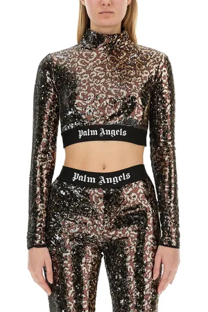 Palm Angels Top con paillettes