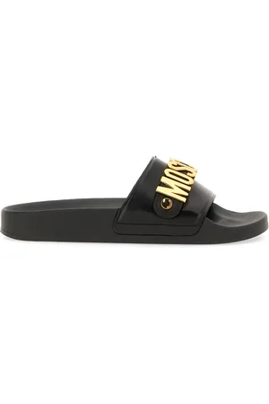 Moschino Sandalo slide con logo