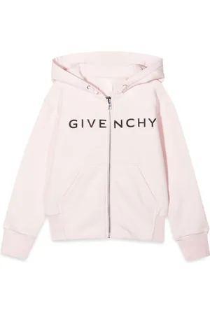 Givenchy Cardigan con cappuccio zip e logo