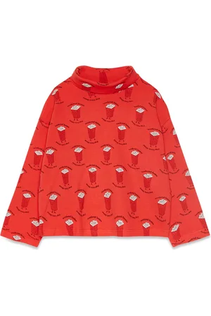 Weekend House Kids Pop corn all over turtle neck