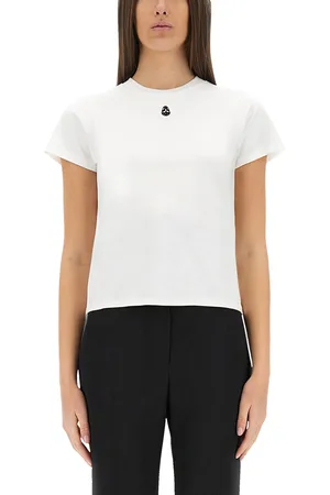 Alexander McQueen T-shirt con ricamo "skull"