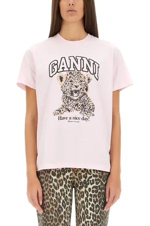 Ganni T-shirt "leopard"