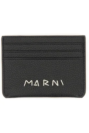 Marni Portacarte con rammendo logo