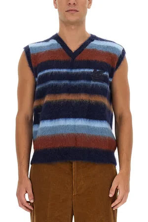 Etro Gilet con motivo riga