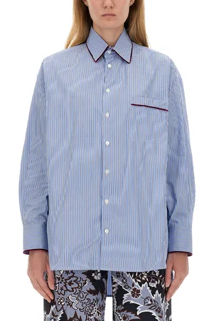 Etro Camicia in cotone a righe