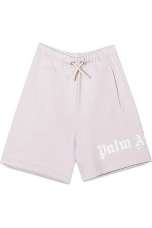 Palm Angels Fleece girl short logo