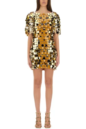 Paco rabanne Abito mini "sparkle discs"