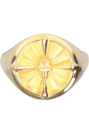 NORTHSKULL Anello atticus skull compass pinky