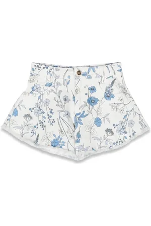 MISS BLUMARINE Shorts fiori
