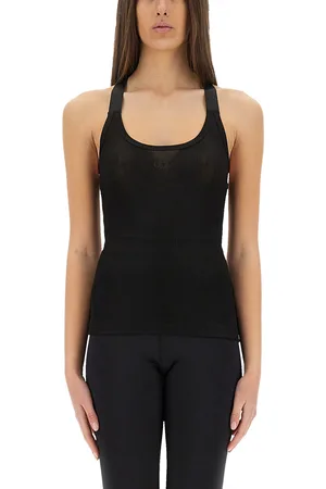 OFF-WHITE Top in viscosa con logo